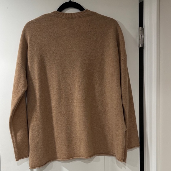 Women’s Cashmere Tan Sweater - Picture 10 of 11